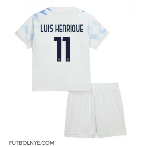 Camiseta Inter Milan Luis Henrique #11 Visitante Equipación para niños 2025-26 manga corta (+ pantalones cortos)